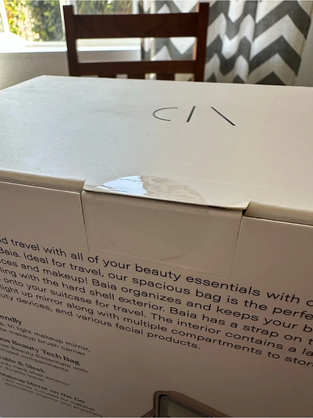 Baia Lighted Makeup Organizer Travel Case in Blush Pink
